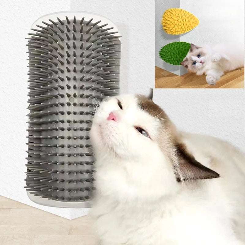 Katzenschaber Massager – Kratz- und Massagebürste für Katzen