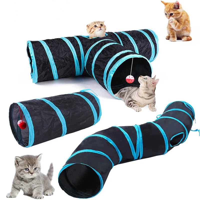 Katzentunnel – Faltbarer Spieltunnel für Katzen