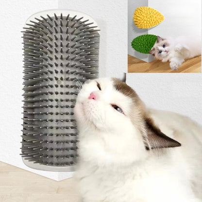 Katzenschaber Massager – Kratz- und Massagebürste für Katzen