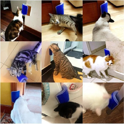 Katzenschaber Massager – Kratz- und Massagebürste für Katzen
