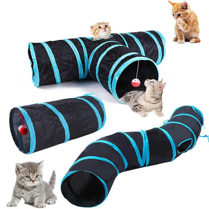 Katzentunnel – Faltbarer Spieltunnel für Katzen
